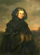 C. Grunewald Portrait of Bertha Wehnert-Beckmann German photographer oil
